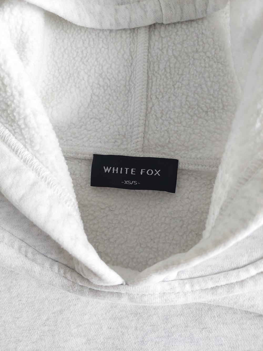 White Fox Women's XS/S Oversized Hoodie Sweatshirt Pink Logo - Picture 6 of 8
